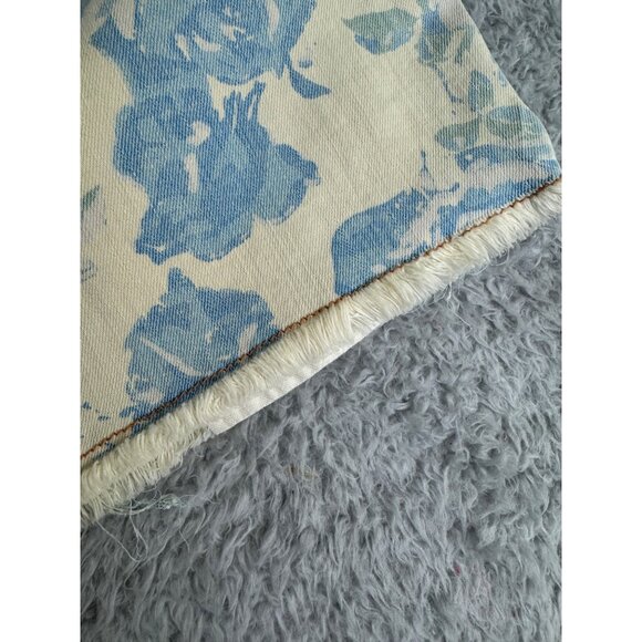 Current/Elliott Womens Blue Rose Boyfriend Shorts Size 29 Cotton Blend High Rise - Picture 10 of 13